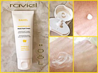 라비엘 RAVIEL Meadowfoam 씨 오일 모이스처라이징 데일리 히알 크림 3.4 fl oz, DermaBiome CX, 7 히알루론산 — 5점을 준 리뷰어가 2022년 9월 올린 사용 사진
