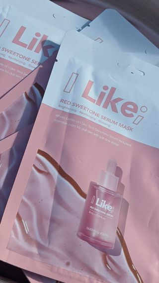 오드리앤영 아이 라이크 레드 스위트원 세럼  마스크 — 5점을 준 리뷰어가 2021년 7월 올린 사용 사진