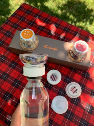 K-doraji PSI TEA Infuser Water Bottle, Easy Tea Making with Cute Tea Infuser, cold brew tea — 5점을 준 리뷰어가 2021년 7월 올린 사용 사진