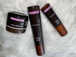 Pink Collagen Line [Toner, Serum, Cream] — 4점을 준 리뷰어가 2021년 10월 올린 사용 사진