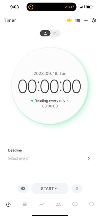 도트타이머 Metaverse time management app, Dote Timer ⏲️ 1 premium lifetime pass, 10 one-year subscriptions — 3.5점을 준 리뷰어가 2023년 9월 올린 사용 사진