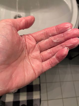 오바코 SAVIA MARINE THETIS FACIAL OIL SOAP — 4.5점을 준 리뷰어가 2022년 2월 올린 사용 사진