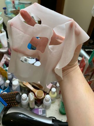 트리티스 [Treatis] Facial Sheet Mask — 4점을 준 리뷰어가 2021년 2월 올린 사용 사진