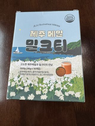 느랑풀 USA_ [neurangpul] JEJU BUCKWHEAT MILKTEA 30g*10 — 3점을 준 리뷰어가 2025년 7월 올린 사용 사진