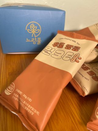 느랑풀 USA_ [neurangpul] JEJU UDO PEANUT MILKTEA 30g*10 — 5점을 준 리뷰어가 2025년 7월 올린 사용 사진