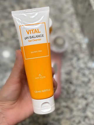 [THE SKIN HOUSE] Vital pH Balance Gel Cleanser — 3점을 준 리뷰어가 2022년 2월 올린 사용 사진