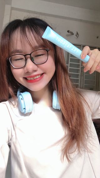 제주인디 렛잇쿨 폴리인디고 진정 리파인 크림 — 5점을 준 리뷰어가 2021년 6월 올린 사용 사진