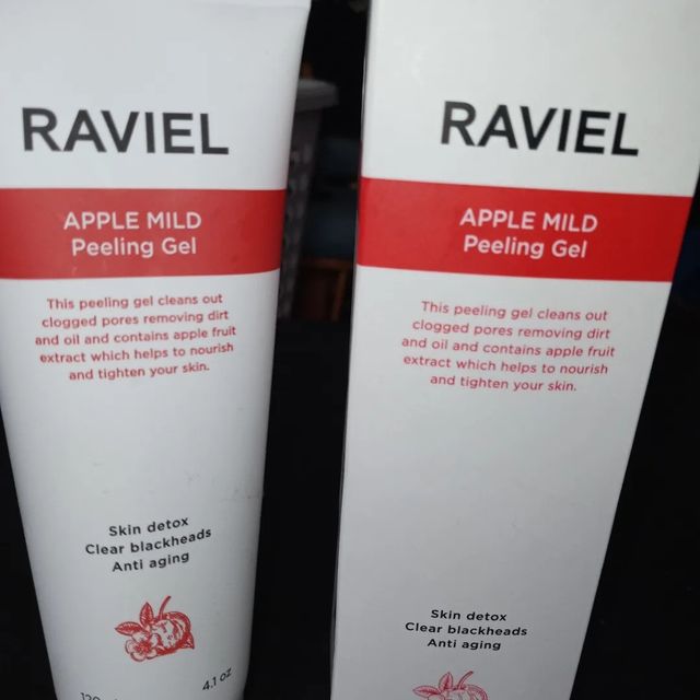 모든 피부를 위한 RAVIEL 애플 마일드 필링 젤, 4.1 fl oz, 깊고 부드러운 각질 제거 리뷰 사진