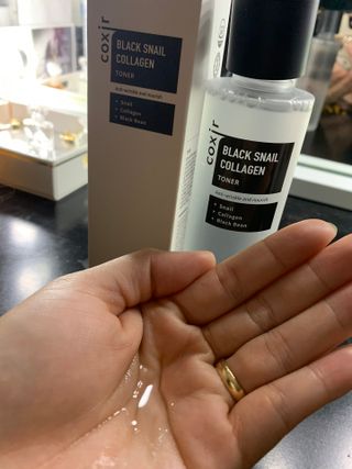 Black Snail Collagen Trio Set [Toner, Serum and Cream] — 3.5점을 준 리뷰어가 2021년 10월 올린 사용 사진