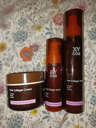 Pink Collagen Line [Toner, Serum, Cream] — 5점을 준 리뷰어가 2021년 10월 올린 사용 사진
