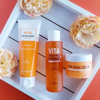 Vita Snail Trio Set [First Essence, Cream, Gel Cleanser] — 5점을 준 리뷰어가 2021년 9월 올린 사용 사진