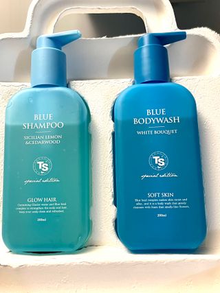 TS 블루에디션(샴푸200ml+바디워시200ml SET) — 5점을 준 리뷰어가 2023년 6월 올린 사용 사진