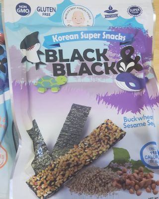 UNCLE NICK 한국 슈퍼 스낵 블랙 &amp; 블랙 김 스낵 — 5점을 준 리뷰어가 2021년 12월 올린 사용 사진