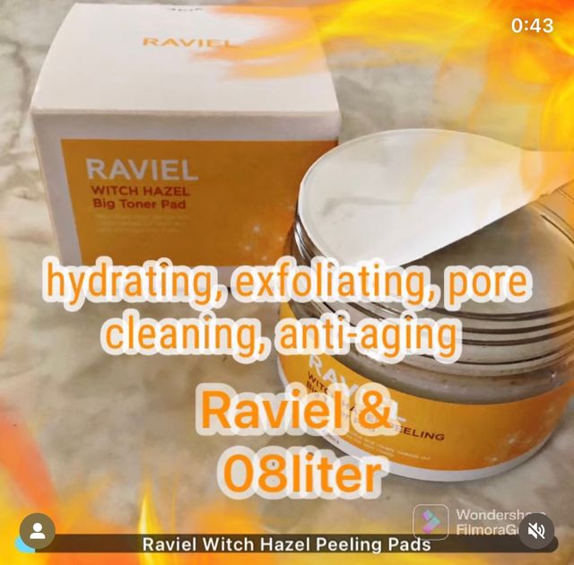 라비엘 위치하젤 빅사이즈 필링 패드, AHA BHA PHA 딥 엑스폴리에이팅 토너 패드, 220ml 리뷰 사진