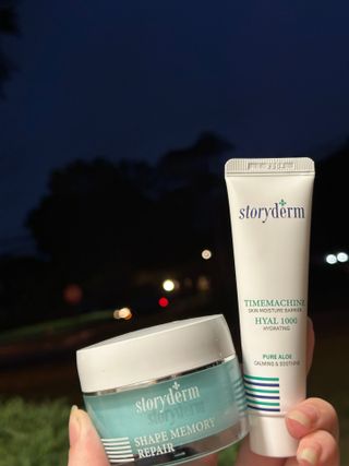 [스토리덤] 타임머신 하이알 1000 30ml + 쉐이프 메모리 리페어 크림 50ml — 4점을 준 리뷰어가 2023년 8월 올린 사용 사진