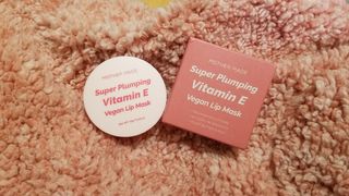 마더메이드 [어머니 만든] 슈퍼 플럼 핑 Vit E 비건 립 마스크 _E — 5점을 준 리뷰어가 2021년 1월 올린 사용 사진