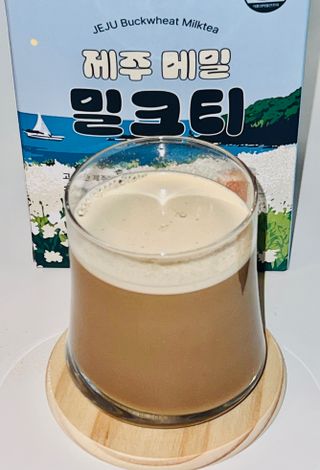 느랑풀 USA_ [neurangpul] JEJU BUCKWHEAT MILKTEA 30g*10 — 5점을 준 리뷰어가 2025년 7월 올린 사용 사진