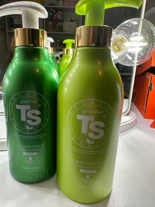 [루틴탈모세트] 골드플러스 TS 샴푸 500g &amp; 골드플러스 TS 트리트먼트 500g — 5점을 준 리뷰어가 2023년 3월 올린 사용 사진