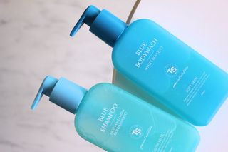TS 블루 에디션 (블루 샴푸 200ml + 블루 바디 워시 200ml) — 3.5점을 준 리뷰어가 2023년 6월 올린 사용 사진
