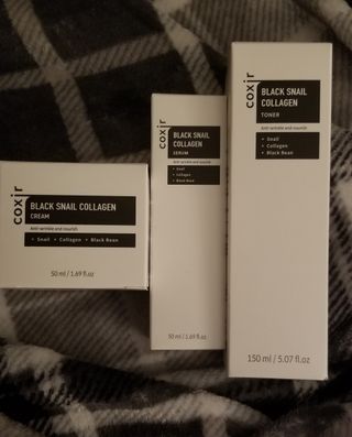 Black Snail Collagen Trio Set [Toner, Serum and Cream] — 4점을 준 리뷰어가 2021년 9월 올린 사용 사진