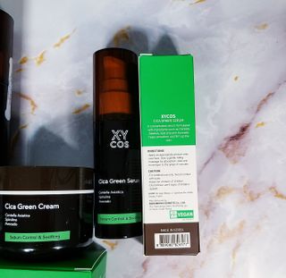 Cica Green Line [Toner, Serum, Cream] — 4.5점을 준 리뷰어가 2021년 9월 올린 사용 사진