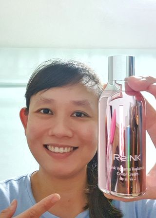 Re:NK 리엔케이 핑크 볼륨 래디언스 컬러크림 — 5점을 준 리뷰어가 2021년 11월 올린 사용 사진