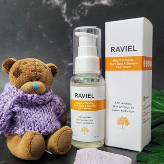 라비엘 멀티 비타민 다크 스팟 &amp; 블레미쉬 케어 페이스 세럼 모든 피부용 1.7 fl oz — 4점을 준 리뷰어가 2022년 12월 올린 사용 사진