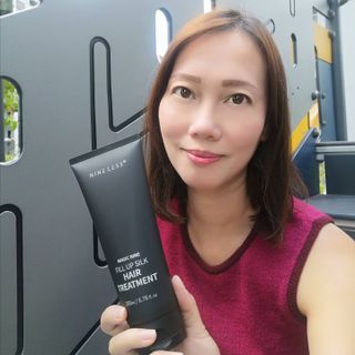 나인레스 매지나인 필 업 실크 트리트먼트 200ml 6.76 fl. 온스 유형에 남겨 — 5점을 준 리뷰어가 2022년 1월 올린 사용 사진