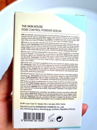 [THE SKIN HOUSE] Pore Control Powder Serum 50ml — 5점을 준 리뷰어가 2022년 6월 올린 사용 사진