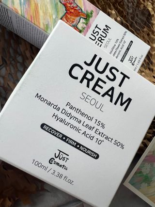 저스트 코스메틱 [JUST COSMETIC SKIN CARE SET] JUST TONER, JUST SERUM, JUST CREAM — 5점을 준 리뷰어가 2023년 5월 올린 사용 사진