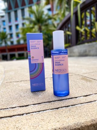 네오젠 더마로지 시카 리페어 스네일 에센스 100ml+ 크림 50g 세트 — 4점을 준 리뷰어가 2022년 8월 올린 사용 사진