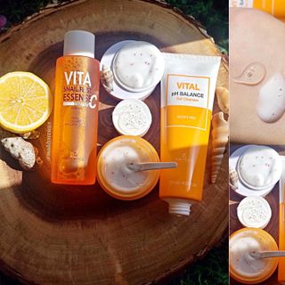 Vita Snail Trio Set [First Essence, Cream, Gel Cleanser] — 5점을 준 리뷰어가 2021년 9월 올린 사용 사진