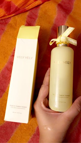 VELY VELY Yuja C-Tamin Toner — 5점을 준 리뷰어가 2021년 4월 올린 사용 사진