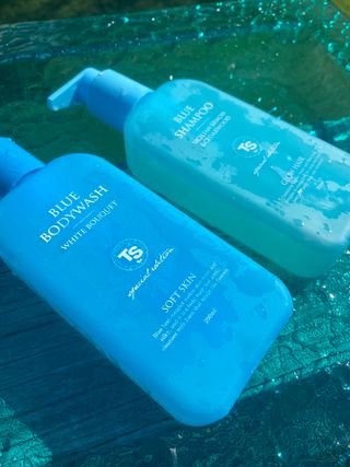 TS 블루에디션(샴푸200ml+바디워시200ml SET) — 5점을 준 리뷰어가 2023년 7월 올린 사용 사진