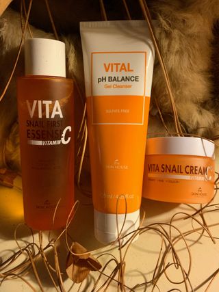 Vita Snail Trio Set [First Essence, Cream, Gel Cleanser] — 5점을 준 리뷰어가 2021년 9월 올린 사용 사진
