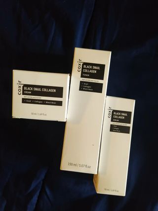 Black Snail Collagen Trio Set [Toner, Serum and Cream] — 4점을 준 리뷰어가 2021년 9월 올린 사용 사진