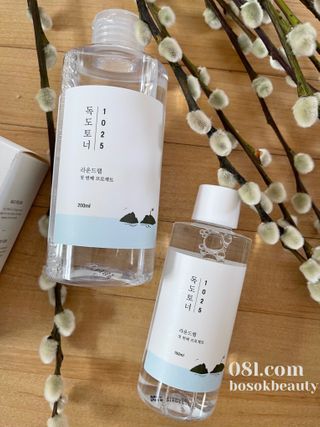 라운드 랩 1025 독도 토너 100ml — 5점을 준 리뷰어가 2021년 2월 올린 사용 사진