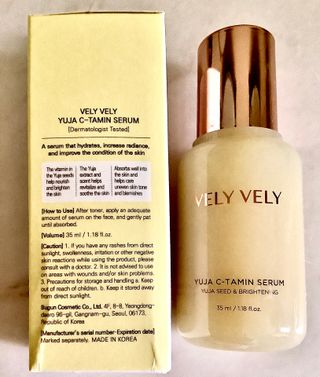VELY VELY Yuja C-Tamin Serum — 5점을 준 리뷰어가 2021년 4월 올린 사용 사진