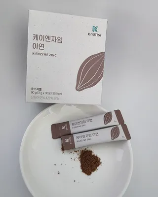 [쿠누트라] K・ENZYME 아연 카카오/3gx30 파우더 스틱 — 5점을 준 리뷰어가 2022년 6월 올린 사용 사진