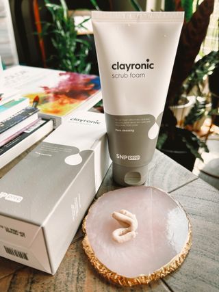 클레이로닉 스크럽 폼 120g + 포어팩 55ml 세트 — 5점을 준 리뷰어가 2021년 8월 올린 사용 사진
