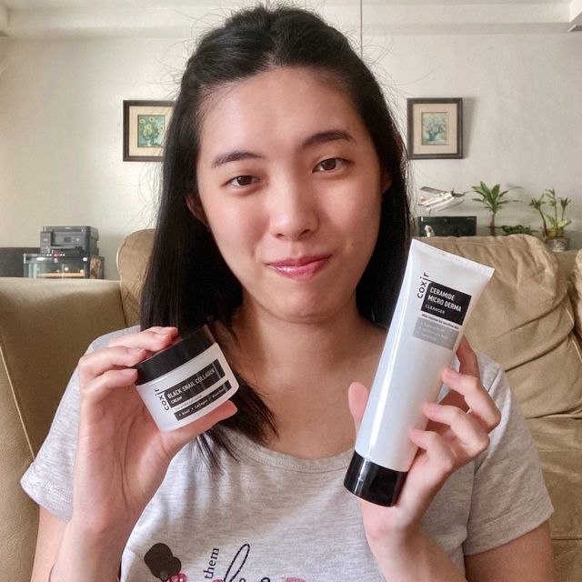 COXIR 블랙 스네일 콜라겐 크림 50ml &amp; 세라마이드 마이크로 더마 클렌저 120ml 리뷰 사진