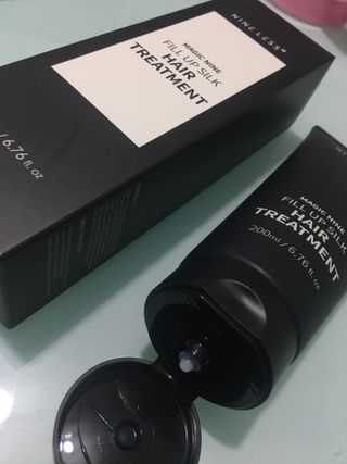 나인레스 매지나인 필 업 실크 트리트먼트 200ml 6.76 fl. 온스 유형에 남겨 — 5점을 준 리뷰어가 2021년 12월 올린 사용 사진