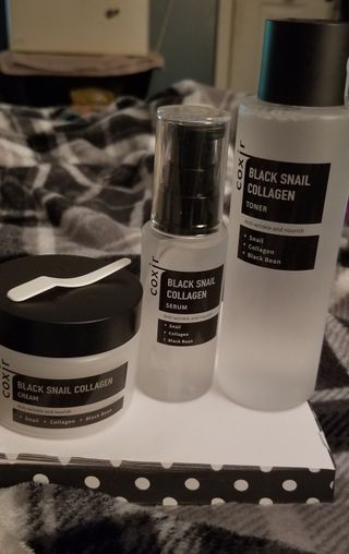 Black Snail Collagen Trio Set [Toner, Serum and Cream] — 4점을 준 리뷰어가 2021년 9월 올린 사용 사진