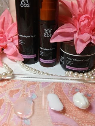 Pink Collagen Line [Toner, Serum, Cream] — 3점을 준 리뷰어가 2021년 10월 올린 사용 사진
