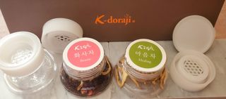 K-doraji PSI TEA Infuser Water Bottle,  Easy Tea Making with Cute Tea Infuser, cold brew tea. — 5점을 준 리뷰어가 2021년 10월 올린 사용 사진