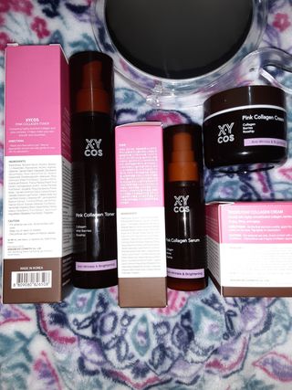 Pink Collagen Line [Toner, Serum, Cream] — 5점을 준 리뷰어가 2021년 10월 올린 사용 사진