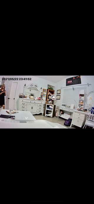 온습도 모니터와 스마트 리모컨이 탑재된 EGLOO cam S4 1080P Wi-Fi 스마트 카메라 — 5점을 준 리뷰어가 2021년 5월 올린 사용 사진
