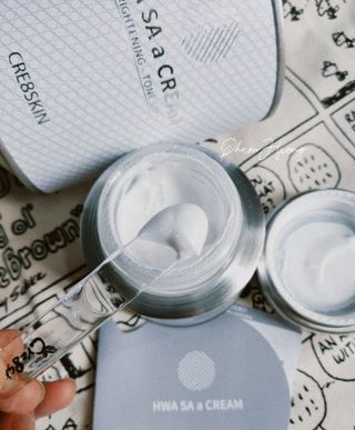 CRE8SKIN(크리에이트스킨) 화사한크림 — 4점을 준 리뷰어가 2022년 3월 올린 사용 사진