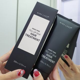 나인레스 매지나인 필 업 실크 트리트먼트 200ml 6.76 fl. 온스 유형에 남겨 — 5점을 준 리뷰어가 2022년 1월 올린 사용 사진