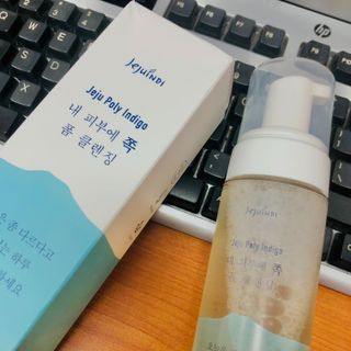 제주인디 폴리인디고 내 피부에 쪽 폼클렌징 — 5점을 준 리뷰어가 2021년 11월 올린 사용 사진